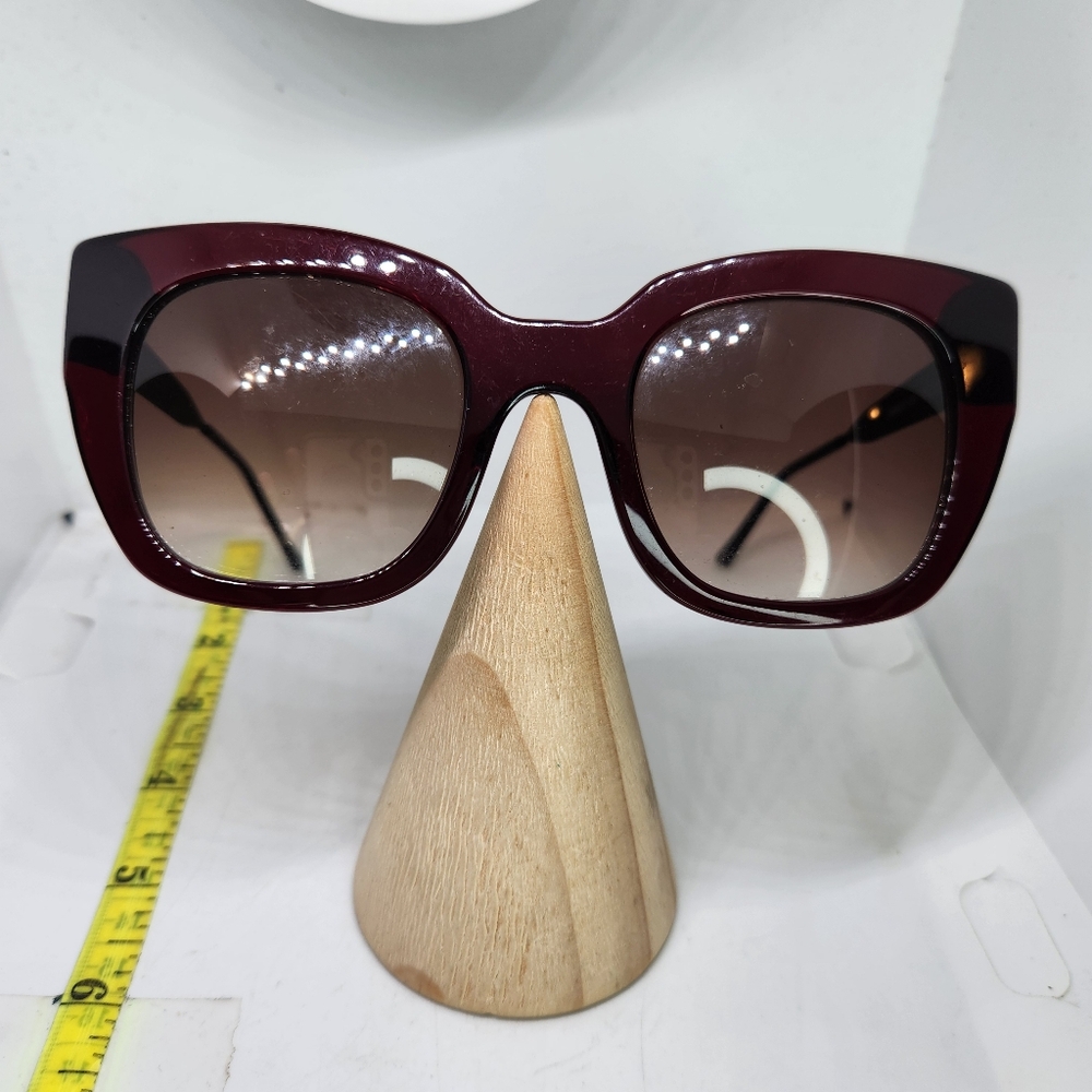 Thierry Lasry Swingy 509 Dark Red W Black Arms Sunglasses 140 Handmade in France